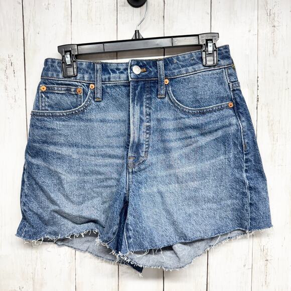 Madewell Shorts Women Size 26 The Curvy Perfect Vintage Short Medium Wash Midi - Picture 1 of 7